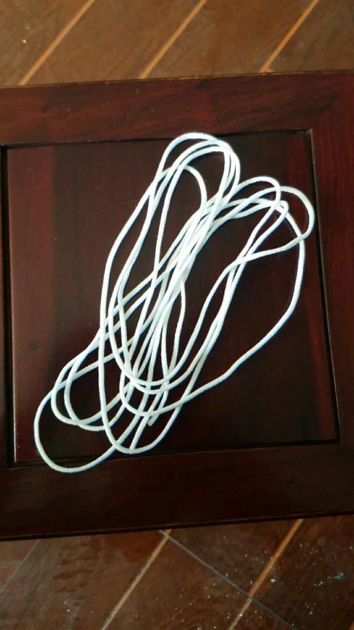Raw Material Spandex Face Mask Earloop Cord Elastic Making Machine